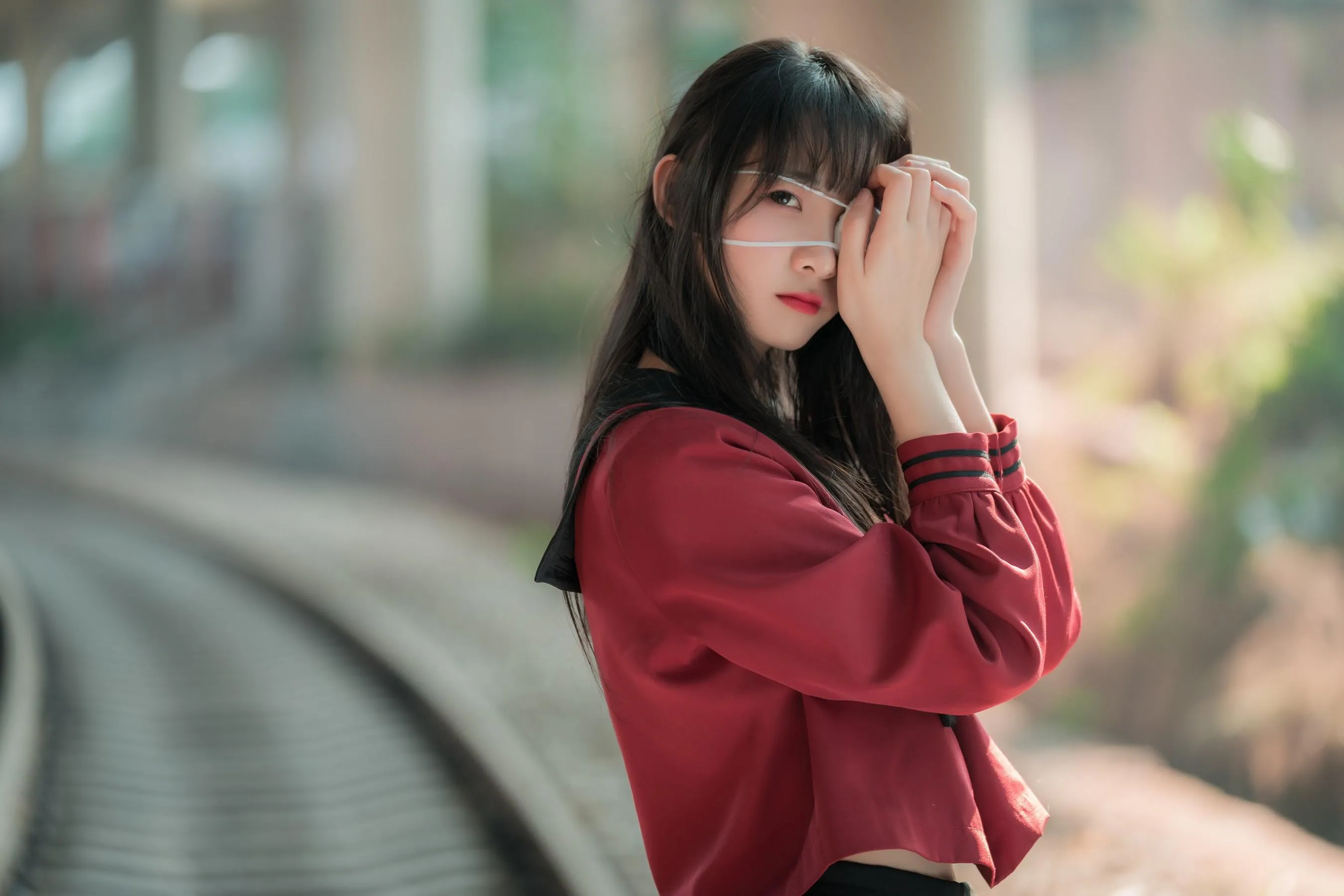 西瓜少女 NO.011 铁轨成片 [48P]插图